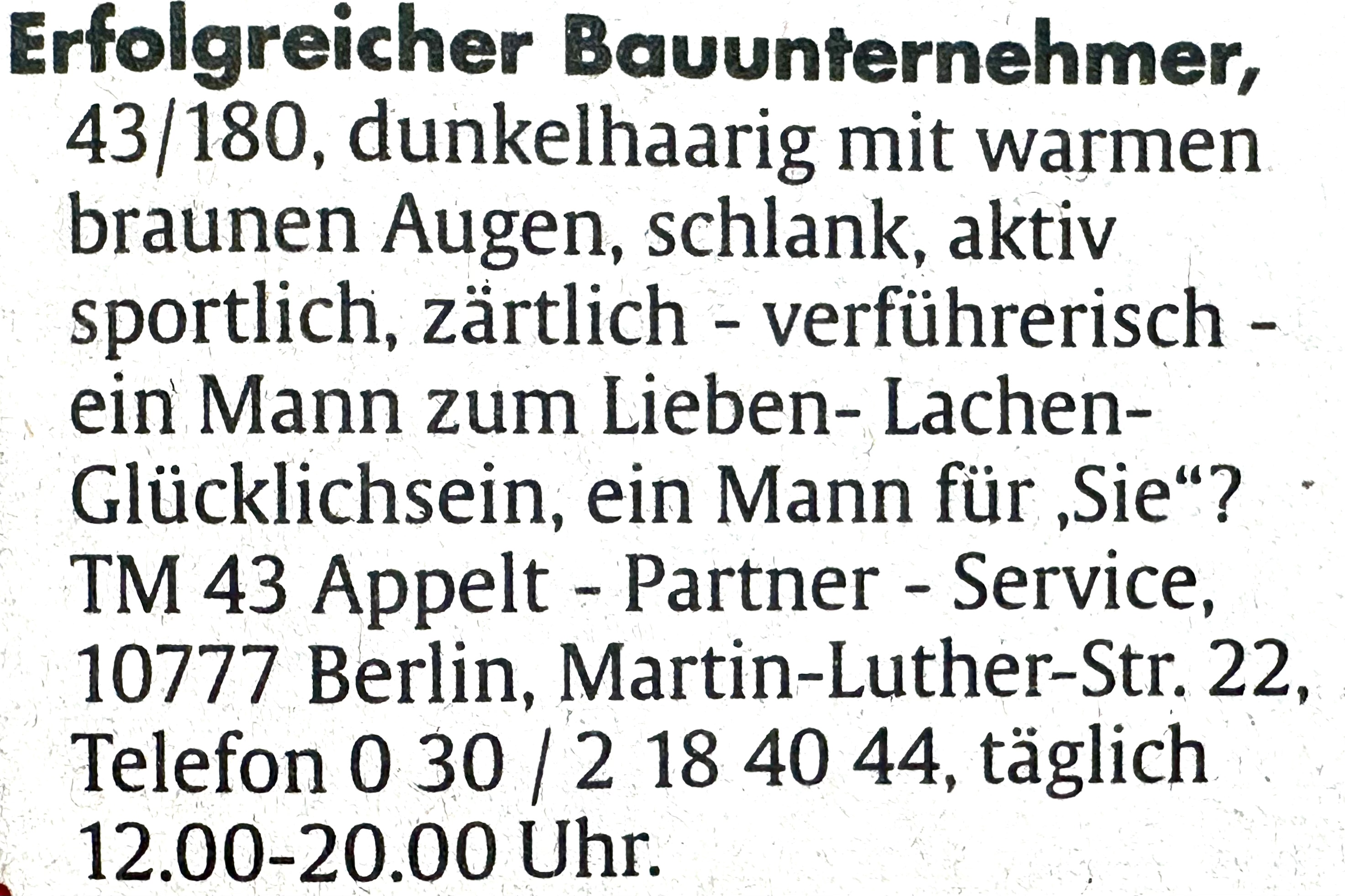 Archiv Anzeige 1